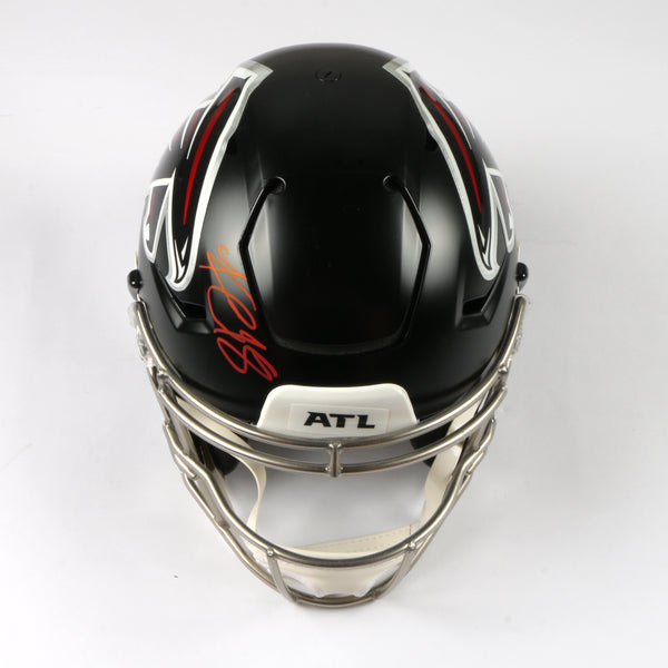 atlanta falcons football helmet Kirk Cousins Signed Helmet Atlanta Falcons Speed Flex Beckett – More Than  Sports