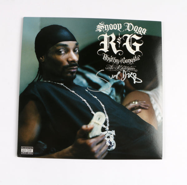 Snoop Dogg Signed Rhythm & Gangsta Vinyl Cover – More Than Sports