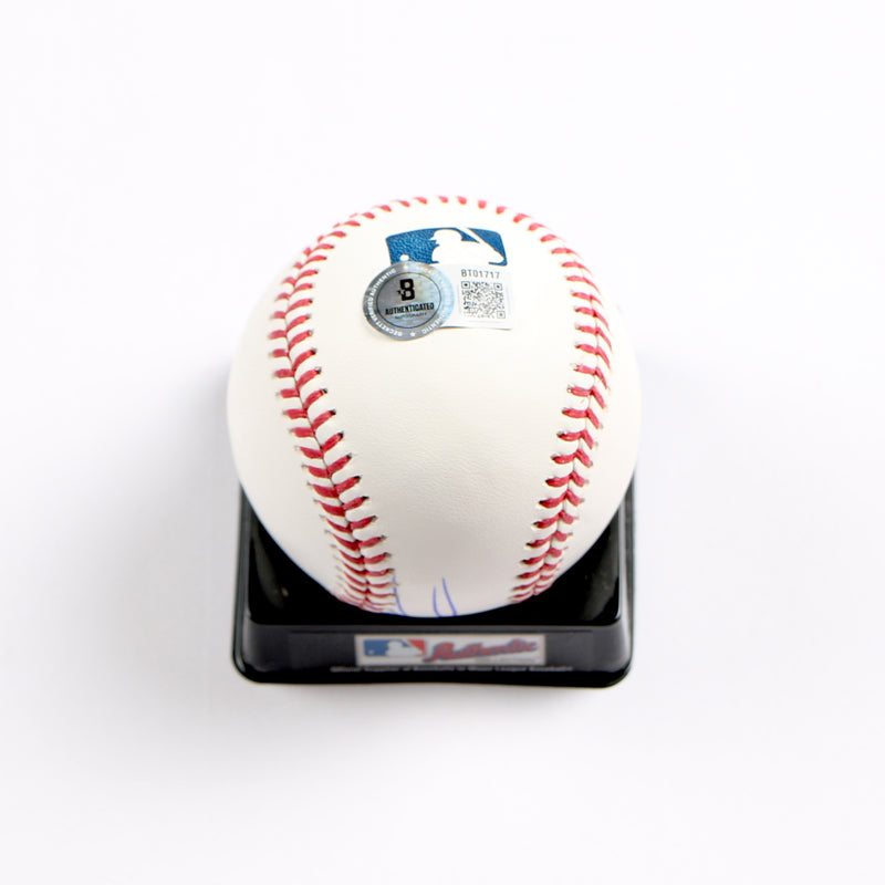 Owen Cassie Signed Baseball official major league baseball Chicago Cubs Beckett