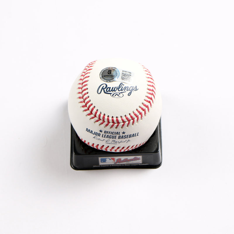 Max Clark Signed Baseball 2025 Futures Game Baseball Detroit Tigers Beckett