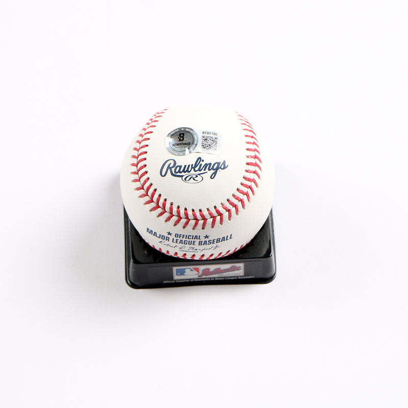 Max Clark Signed Baseball 2025 Futures Game Baseball Detroit Tigers Beckett