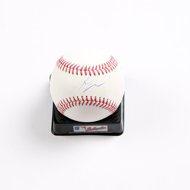 Leo DeVries Signed Baseball 2025 Futures Game Oakland A's Padres Beckett