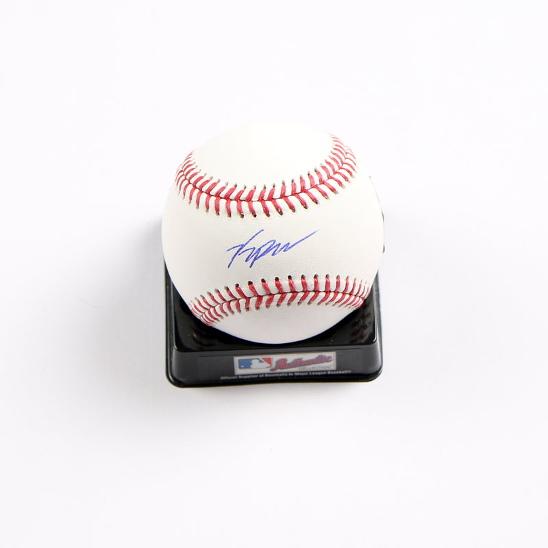 Kevin McGonigle Signed Baseball 2025 Futures Game Baseball Detroit Tigers Beckett