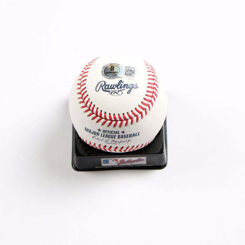 Kevin McGonigle Signed Baseball 2025 Futures Game Baseball Detroit Tigers Beckett