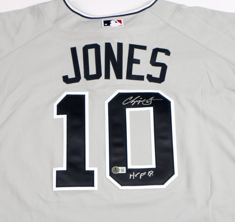 Chipper Jones Signed Jersey 2008 All Star Game Atlanta Braves Auto Beckett