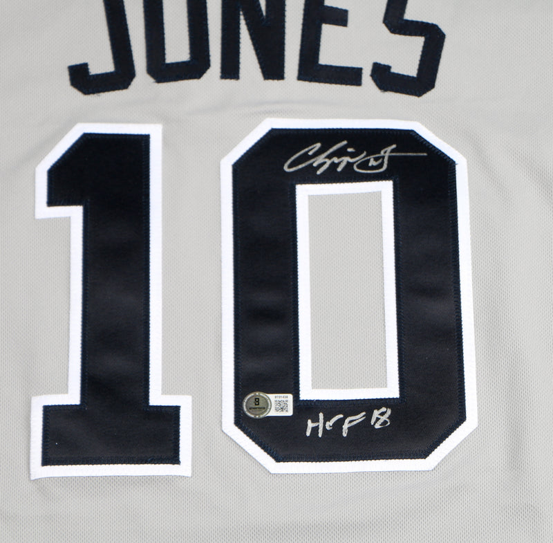 Chipper Jones Signed Jersey 2008 All Star Game Atlanta Braves Auto Beckett