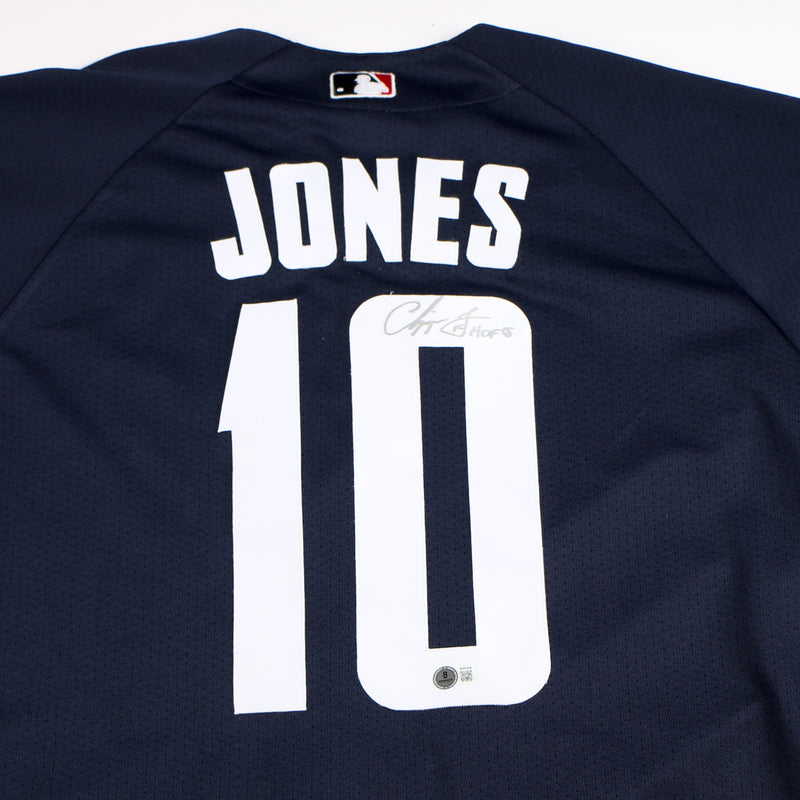 Chipper Jones Signed Jersey 2000 All Star Game Atlanta Braves Chipper Auto Beckett