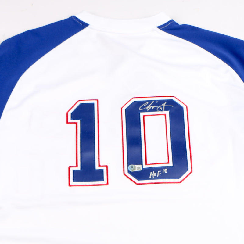 Chipper Jones Signed Jersey Atlanta Braves HOF Mitchell & Ness Beckett