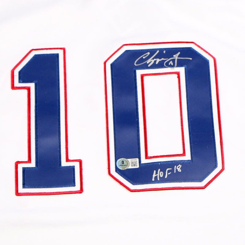 Chipper Jones Signed Jersey Atlanta Braves HOF Mitchell & Ness Beckett