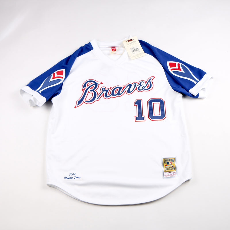 Chipper Jones Signed Jersey Atlanta Braves HOF Mitchell & Ness Beckett