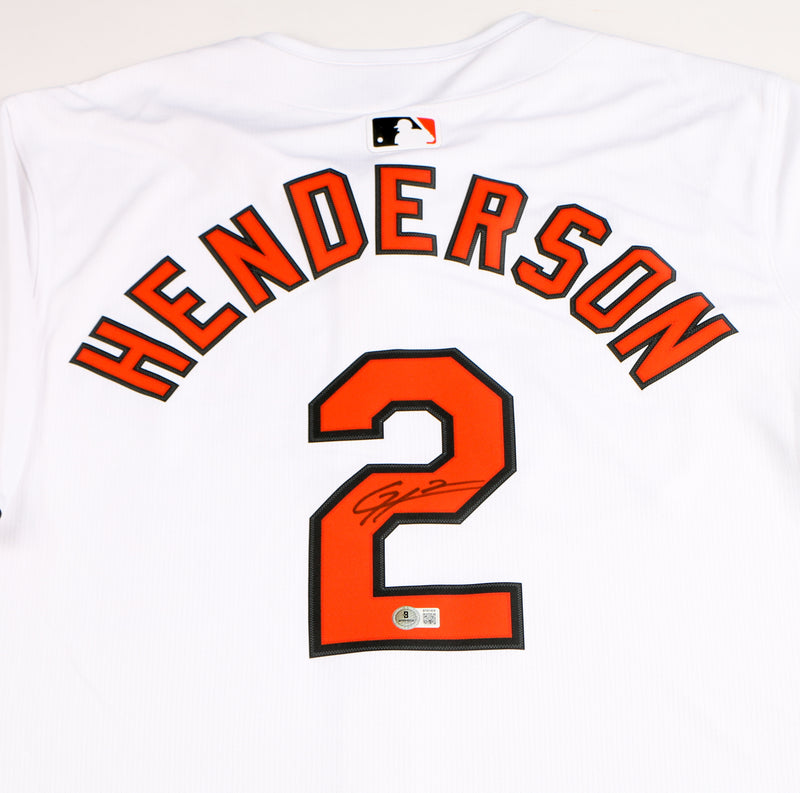 Gunnar Henderson Signed Jersey Baltimore Orioles Gunnar Auto Beckett