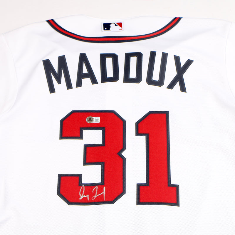 Greg Maddux Signed Jersey Atlanta Braves Nike MLB Maddux Auto Beckett