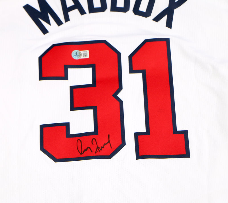 Greg Maddux Signed Jersey Atlanta Braves Nike MLB Maddux Auto Beckett