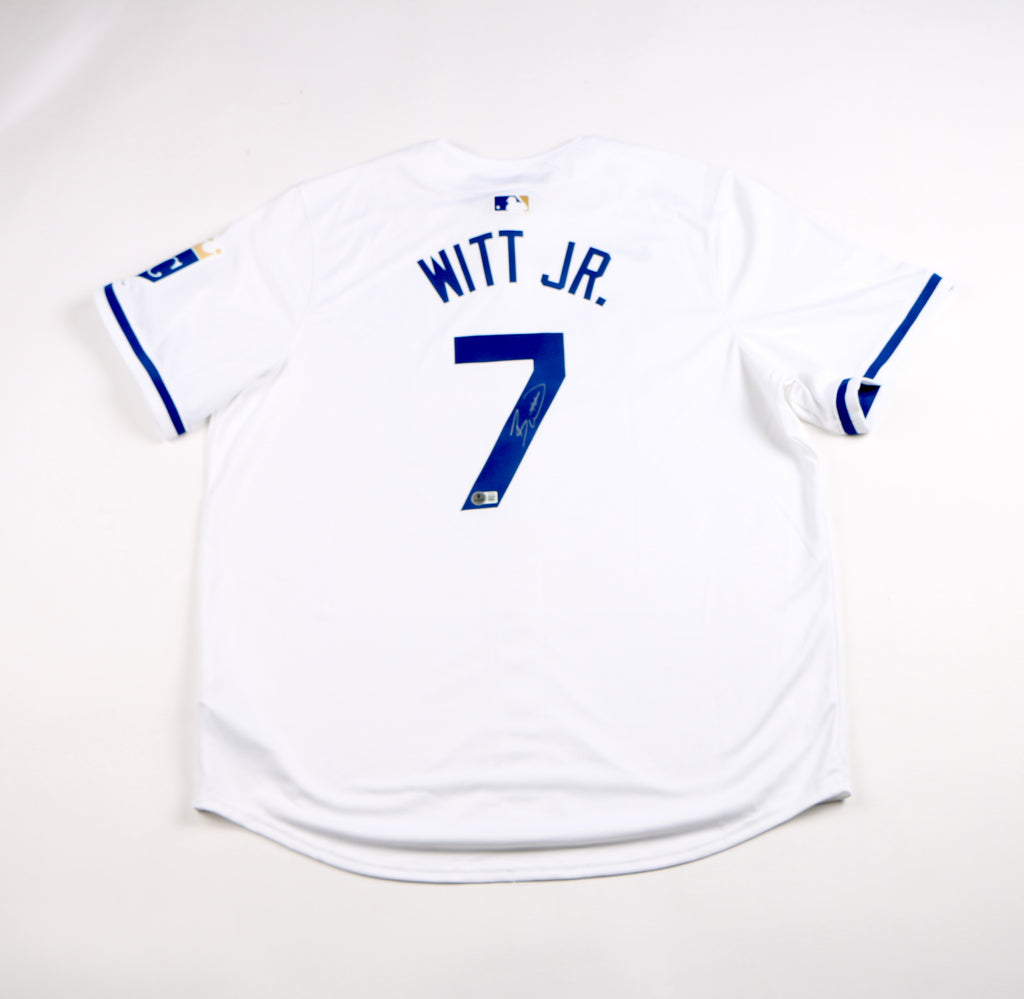 Bobby Witt JR. Signed Jersey Kansas City Royals Witt JR. Auto Beckett