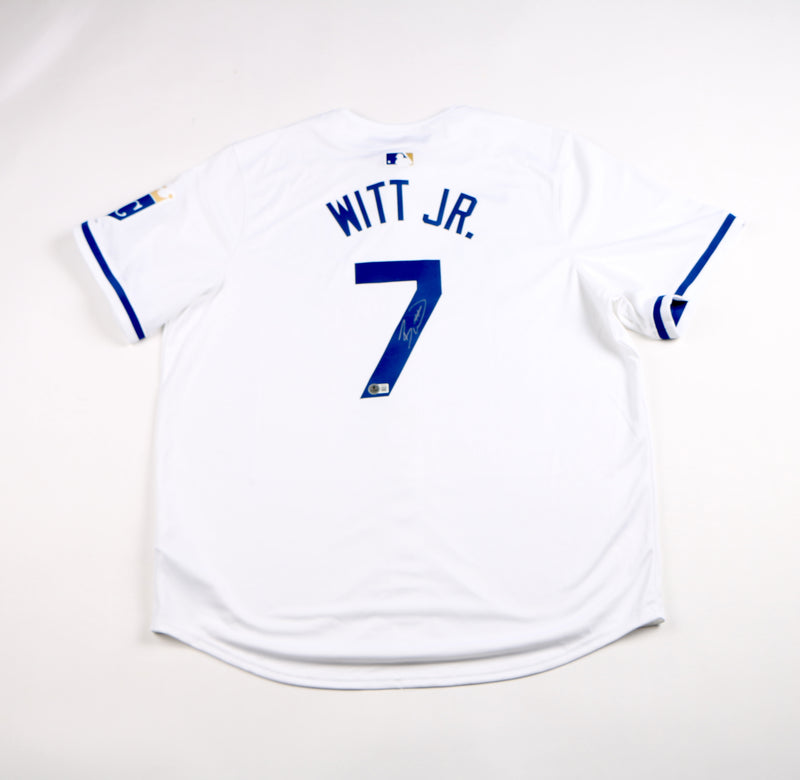Bobby Witt JR. Signed Jersey Kansas City Royals Witt JR. Auto Beckett