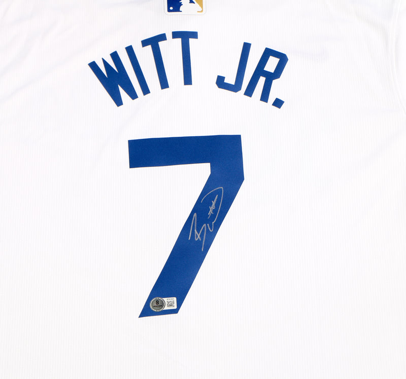 Bobby Witt JR. Signed Jersey Kansas City Royals Witt JR. Auto Beckett