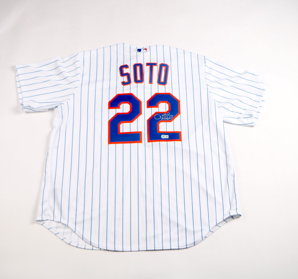 Juan Soto Signed Jersey New York Mets MLB Nike Soto Auto Beckett