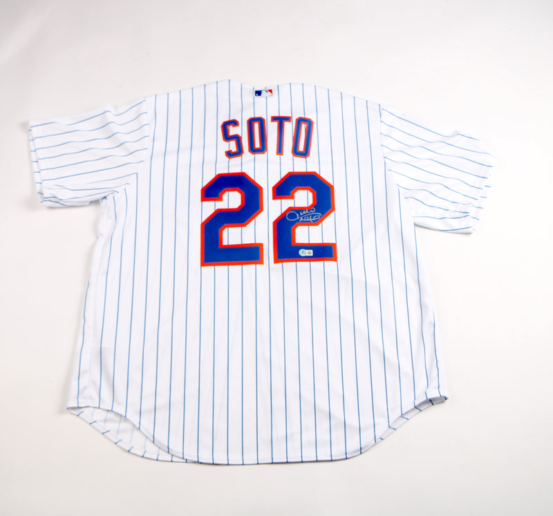 Juan Soto Signed Jersey New York Mets MLB Nike Soto Auto Beckett