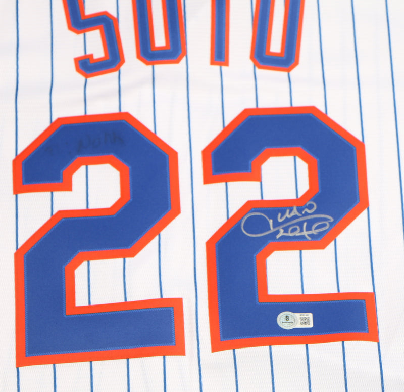 Juan Soto Signed Jersey New York Mets MLB Nike Soto Auto Beckett