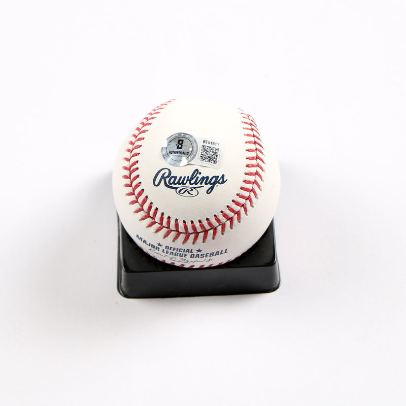 Frank Mozzicato Signed Baseball 2025 Futures Game Kansas City Royals Beckett