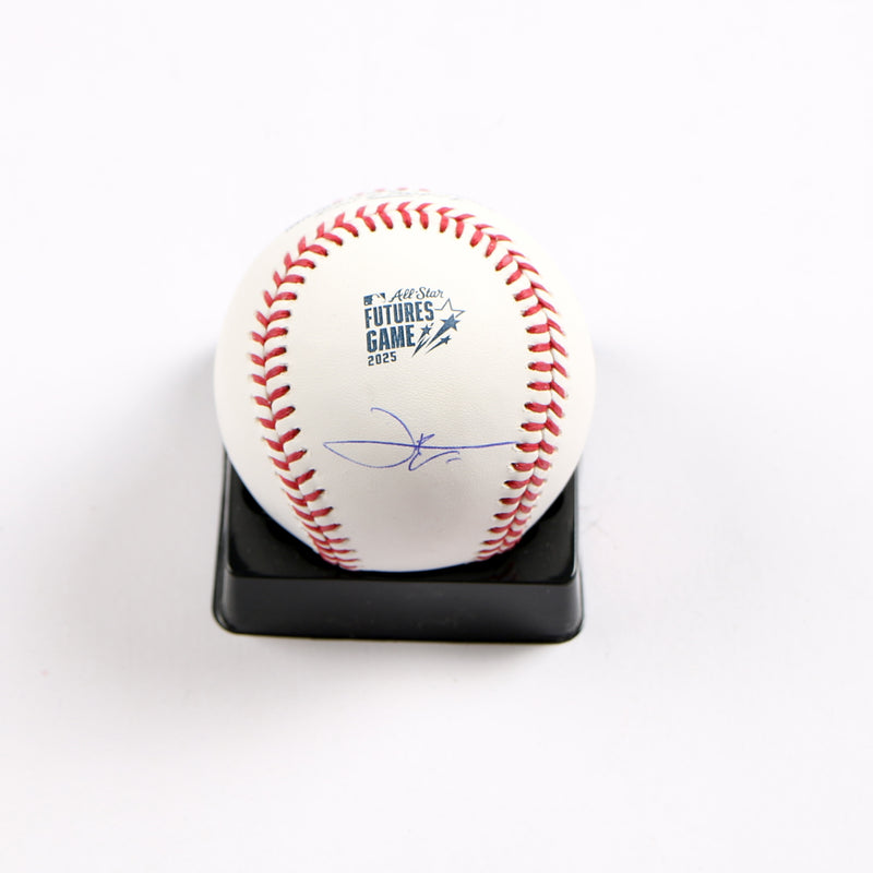Leo DeVries Signed Baseball 2025 Futures Game Oakland A's Padres Beckett