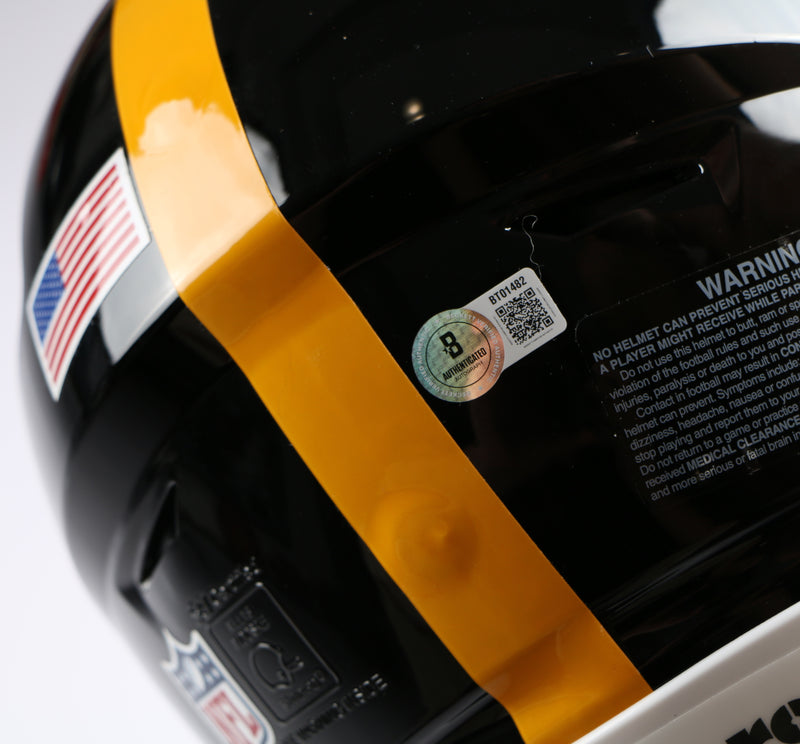 Terry Bradshaw Signed Helmet Pittsburgh Steelers Speed Flex Bradshaw Auto Beckett