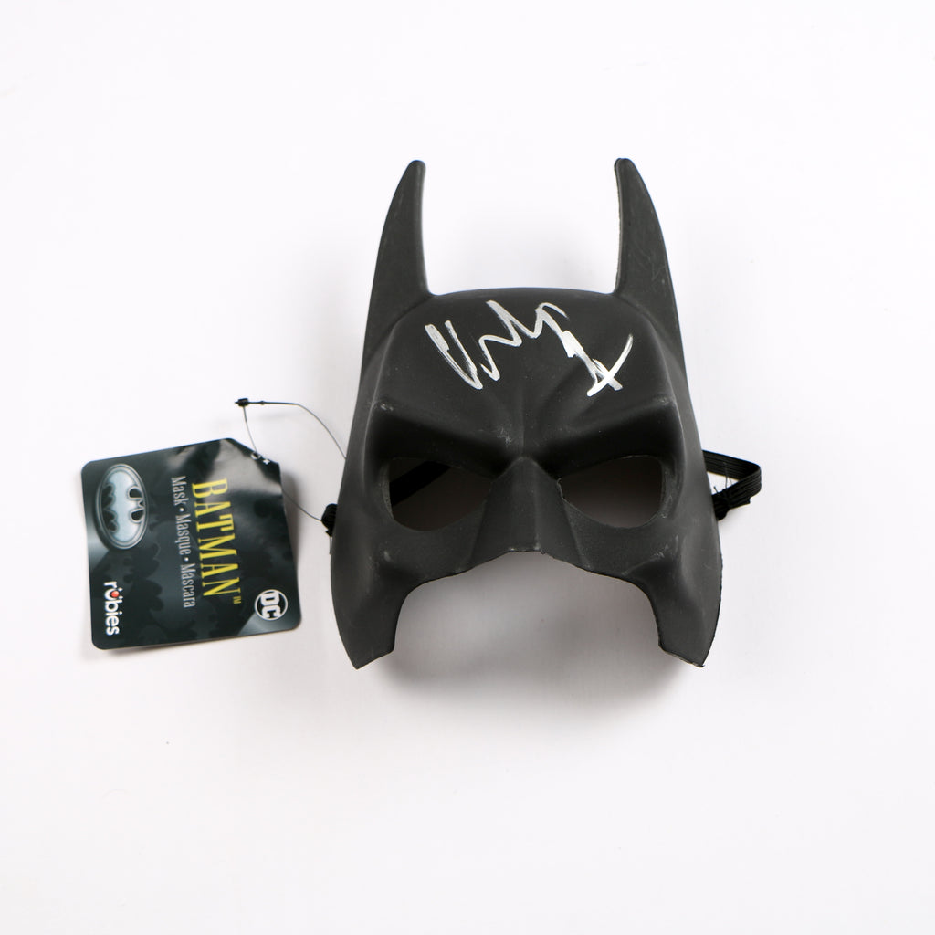 Christian Bale Signed Batman Mask Bale The Dark Knight Cowl Autograph Beckett