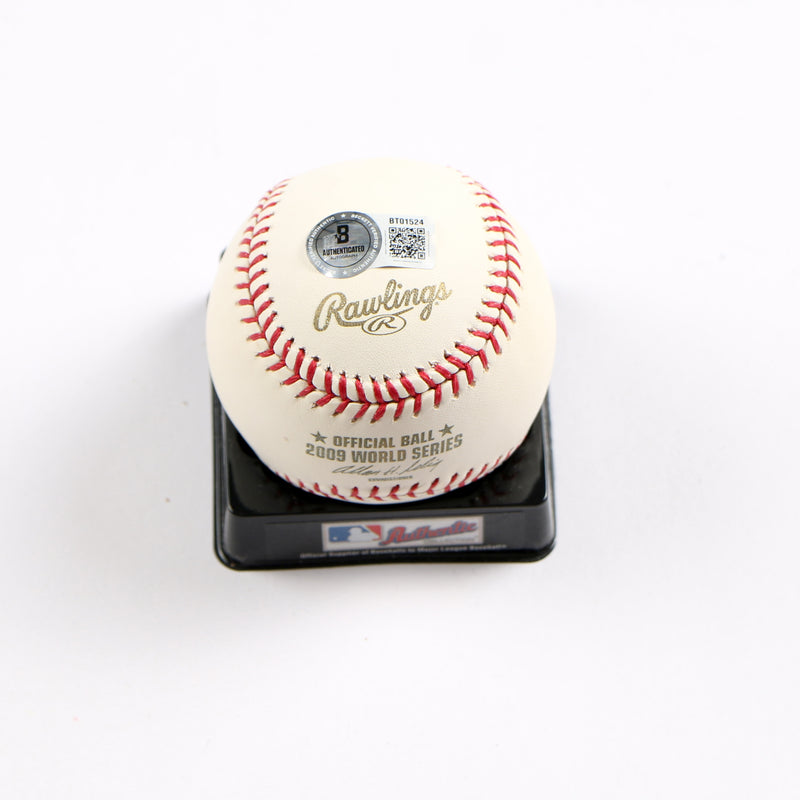 Alex Rodriguez Signed Baseball 2009 World Series Baseball New York Yankees Beckett