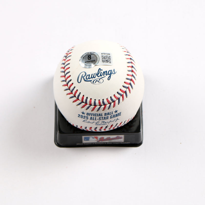 Jacob Wilson Signed Baseball 2025 All Star Game Baseball Oakland A's Beckett