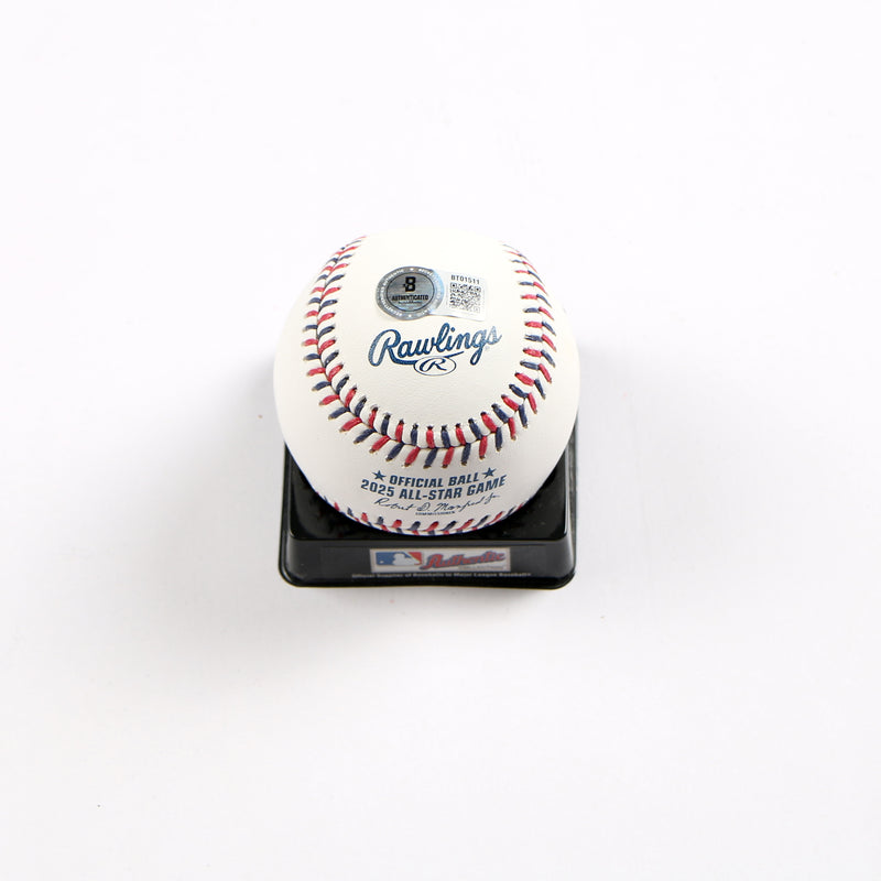 Jacob Wilson Signed Baseball 2025 All Star Game Baseball Oakland A's Beckett