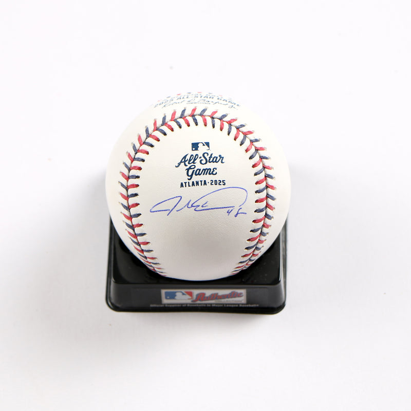 Jacob deGROM Signed Baseball 2025 All Star Game Baseball Texas Rangers Beckett