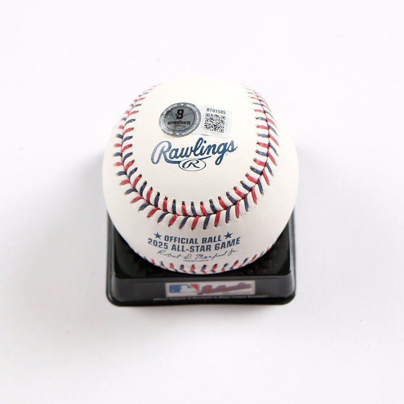 Jacob deGROM Signed Baseball 2025 All Star Game Baseball Texas Rangers Beckett