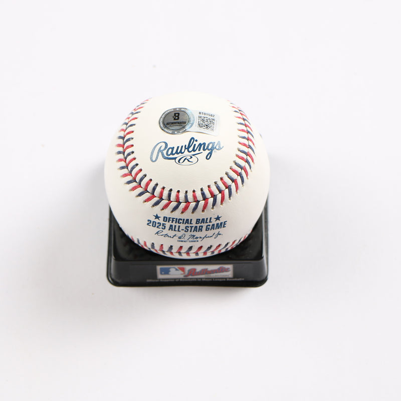 Max Fried Signed Baseball 2025 All Star Game Baseball New York Yankees Beckett