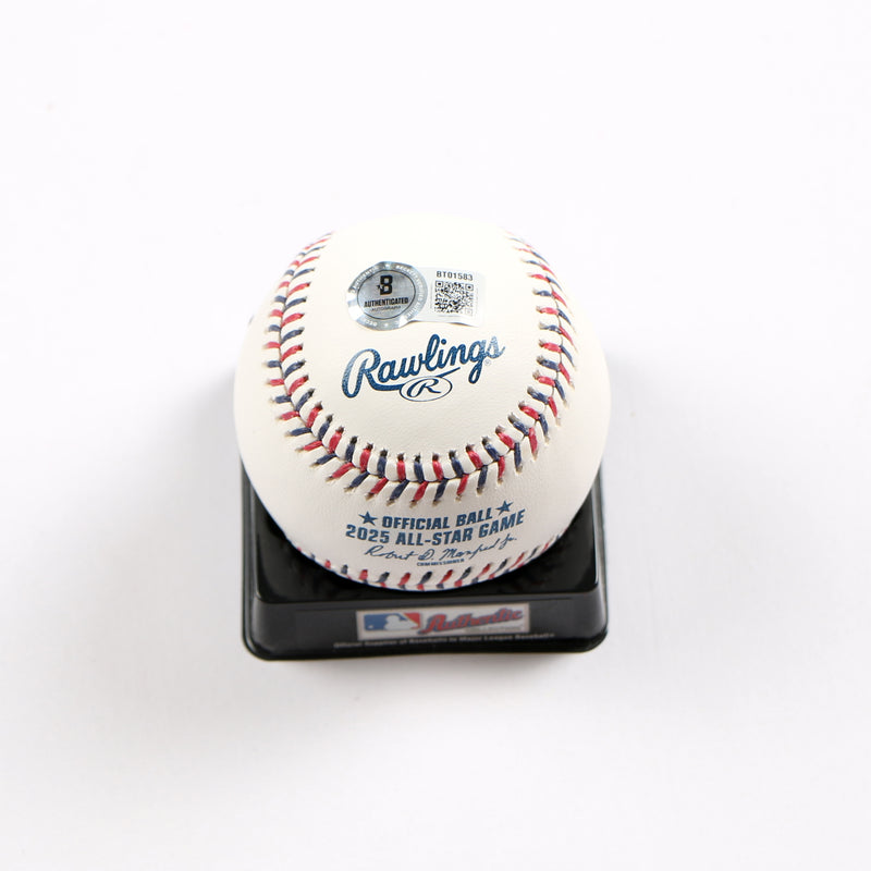 Max Fried Signed Baseball 2025 All Star Game Baseball New York Yankees Beckett