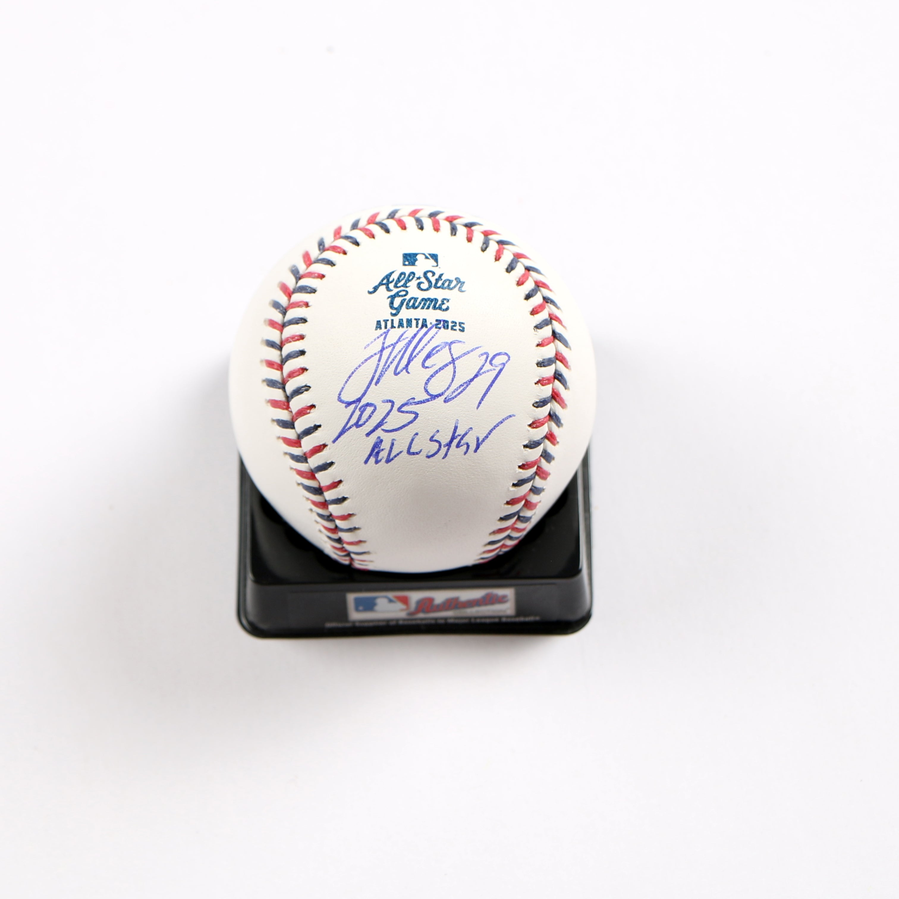 Trevor Megill Signed Baseball 2025 All Star Game Milwaukee Brewers
