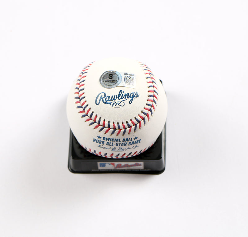 Trevor Megill Signed Baseball 2025 All Star Game Milwaukee Brewers Beckett