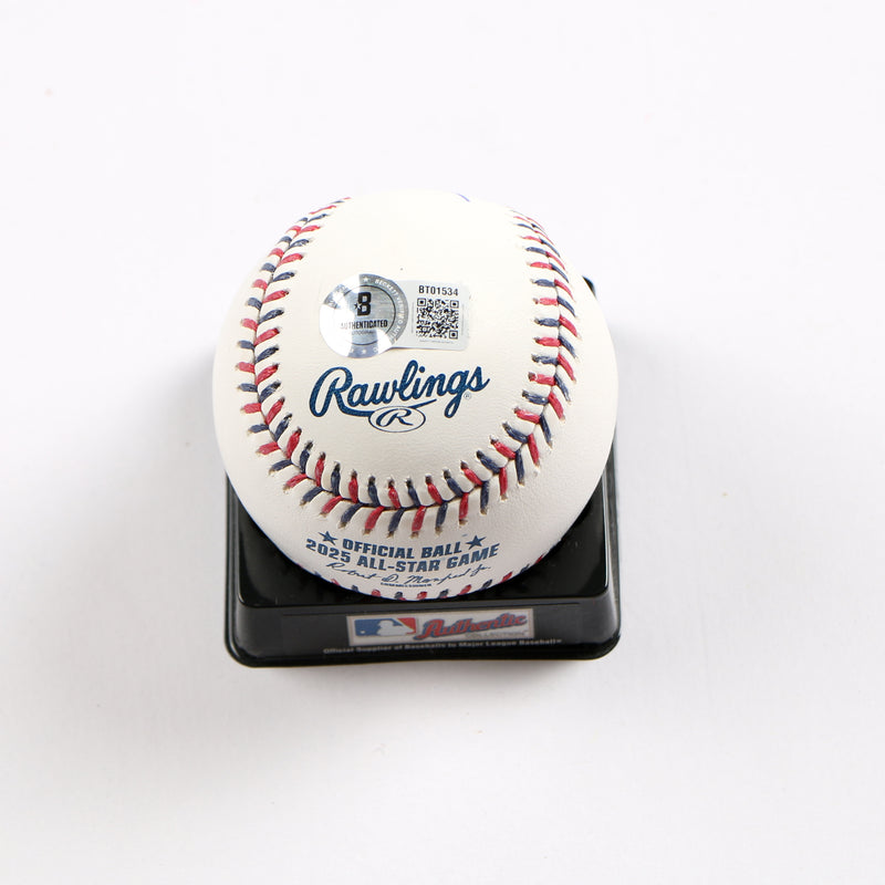Dale Murphy Signed Baseball 2025 All Star Game Atlanta Braves Beckett