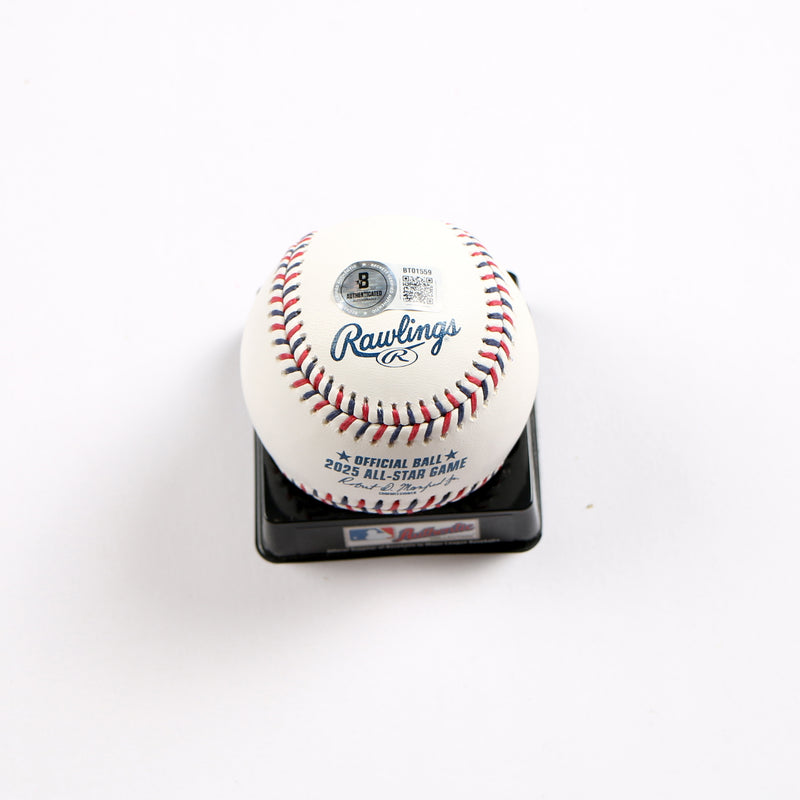 Manny Machado Signed Baseball 2025 All Star Game Los Angelos Beckett