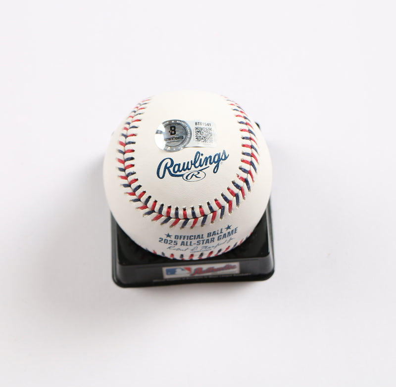 Jazz Chisolm Signed Baseball 2025 All Star Game New York Yankees Beckett