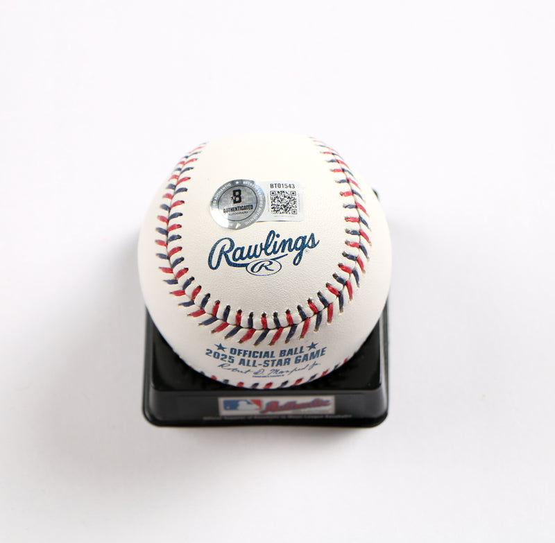 Jazz Chisolm Jr Signed Baseball 2025 All Star Game New York Yankees Beckett