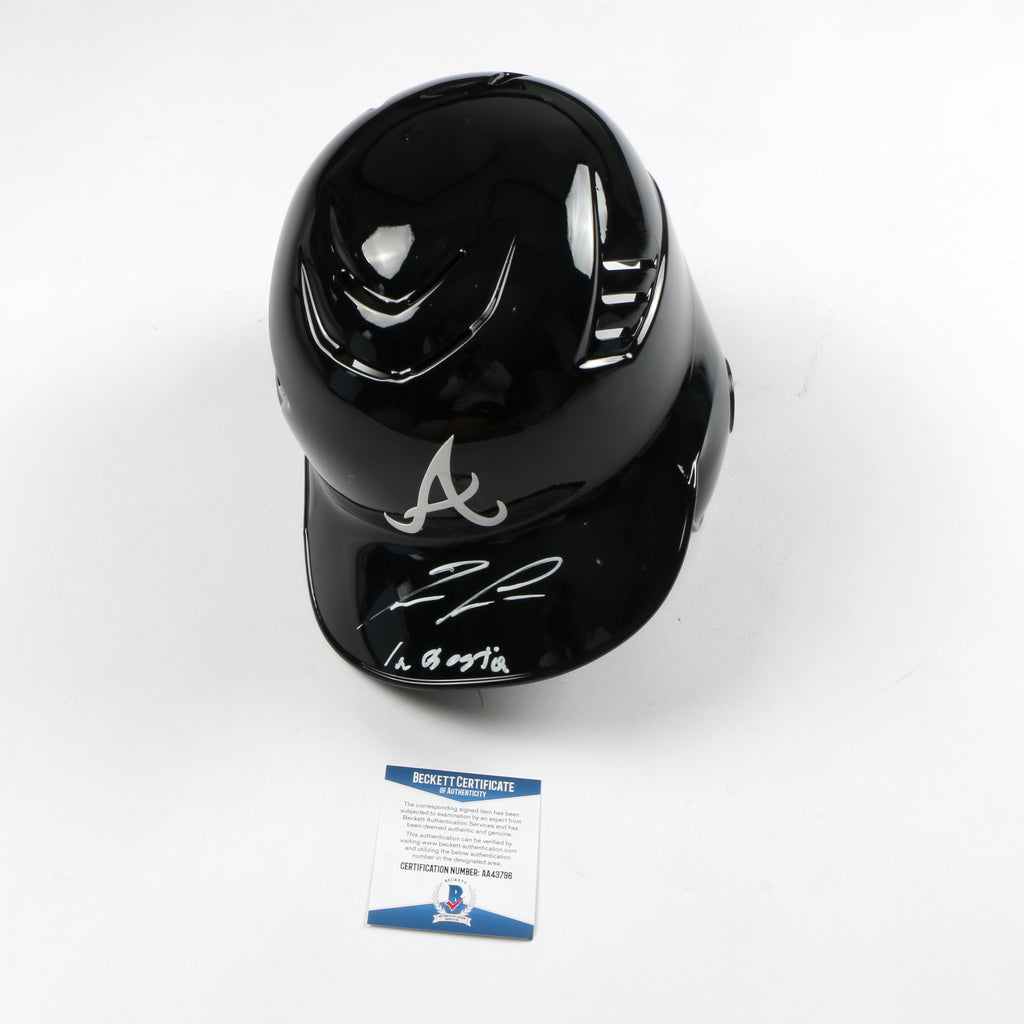 Ronald Acuna Signed Helmet Atlanta Braves MLB "La Bestia" Beckett