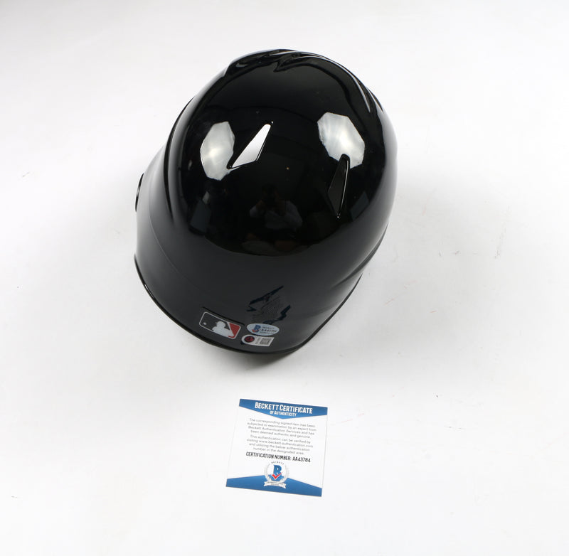 Ronald Acuna Signed Helmet Atlanta Braves MLB "Apologize to Nobody" Beckett