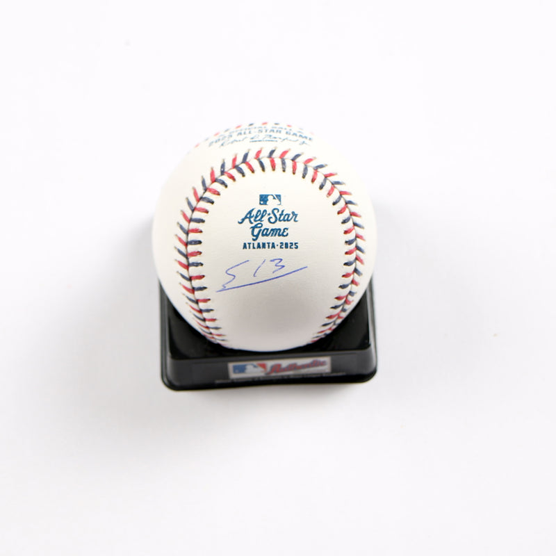 Junior Caminero Signed Baseball 2025 All Star Game Tampa Bay Rays Beckett