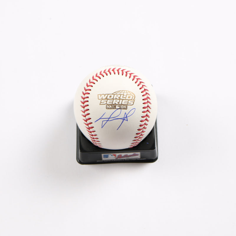 David Ortiz Signed Baseball 2004 World Series Baseball Boston Red Sox Beckett