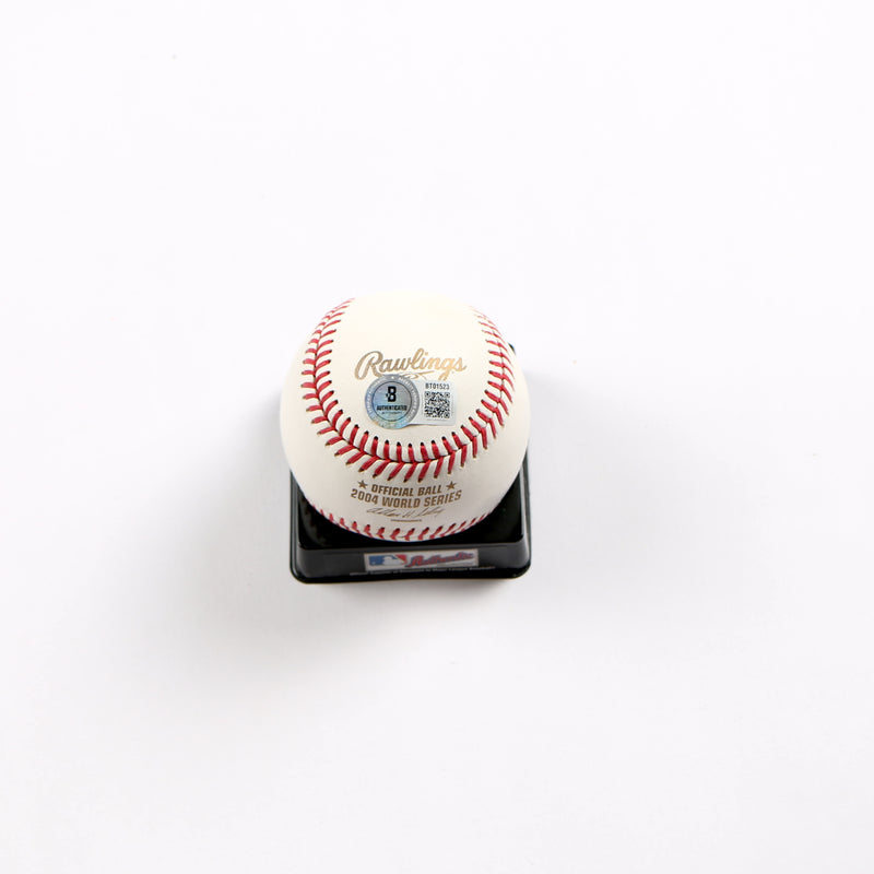 David Ortiz Signed Baseball 2004 World Series Baseball Boston Red Sox Beckett