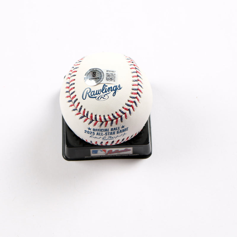 Hunter Brown Signed Baseball 2025 All Star Game Houston Astros Beckett