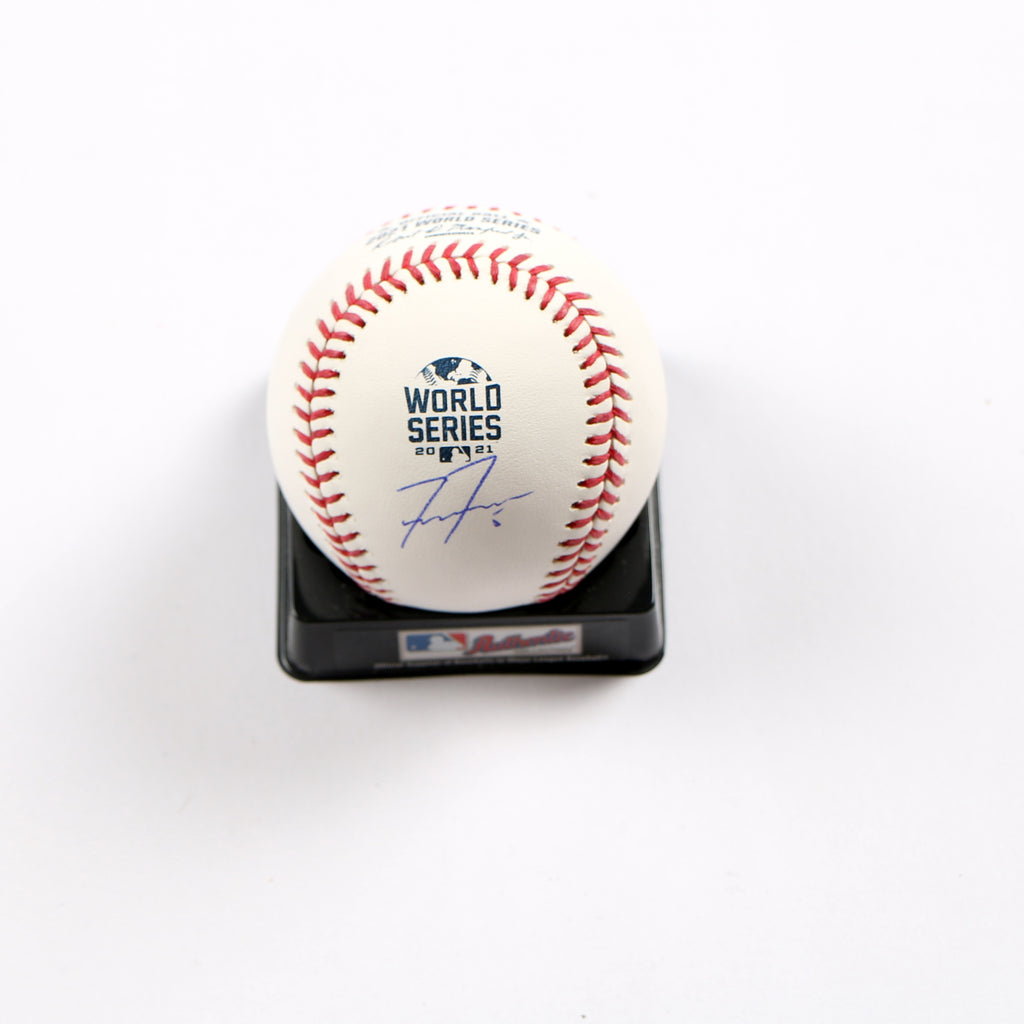 Freddie Freeman Signed Baseball 2021 World Series Ball Atlanta Braves Dodgers Beckett