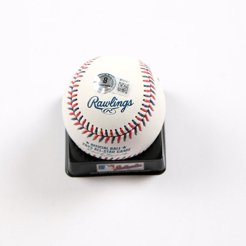 Jacob Misiorowski Signed Baseball 2025 All Star Game Milwaukee Brewers Beckett
