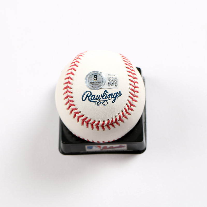 CC Sabathia Signed Baseball Hall of Fame Ball New York Yankees Auto Beckett