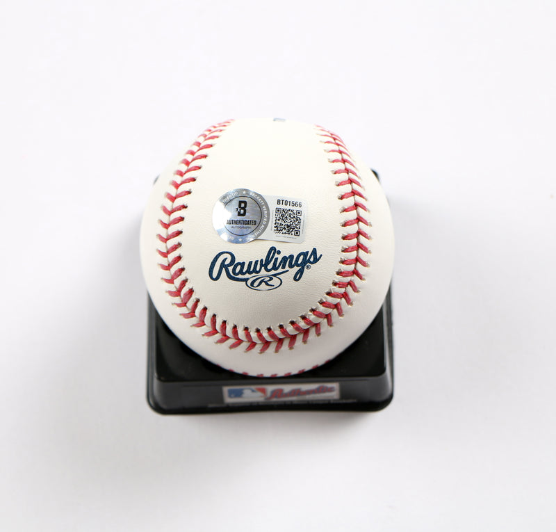 CC Sabathia Signed Baseball Hall of Fame Ball New York Yankees Auto Beckett